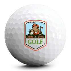 Smoke and Bacon Golf Gopher Logo Golf Balls